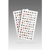 Artikel 2' Li Old School Tırnak Dövmesi, Tırnak Tattoo, Nail Art, Tırnak Sticker
