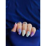 Artikel 2' Li Soft Renkli Çizgi Tırnak Dövmesi, Tırnak Sticker, Nail Tattoo, Nail Art