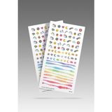 Artikel 2' Li Unicorn Tırnak Dövmesi, Tırnak Tattoo, Nail Art, Tırnak Sticker