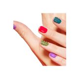 Artikel 2' Li Yatay Çizgiler Tırnak Dövmesi, Tırnak Sticker, Nail Tattoo, Nail Art