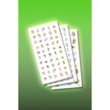 Artikel 3'lü Tırnak Dövmesi Seti, Tırnak Sticker Seti, Nail Art, Tattoo - Yeşil