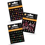 Artikel 3'lü Tırnak Sticker Seti-1 , Nail Sticker, Nail Art,tırnak Sticker