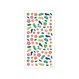 Artikel Artikel Bahar Çiçekleri Tırnak Dövmesi, Tırnak Tattoo, Nail Art, Tırnak Sticker