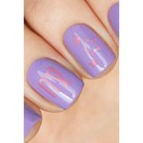 Artikel Artikel Pembe Burçlar Metalik Tırnak Sticker, Nail Sticker, Nail Art