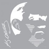 Artikel Atatürk Boyama Şablon Stencil Tasarımı 30 x 30 cm