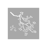 Artikel Çiçek Motif-36 Stencil Boyama şablonu 30x30 cm, Duvar Stencil, Fayans Stencil, Mobilya Stencil