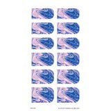 Artikel Ebruli Desen Tırnak Dövmesi Tırnak Tattoo Nail Art Tırnak Sticker