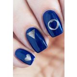 Artikel Gümüş Karışık Şekiller Metalik Tırnak Sticker, Nail Sticker, Nail Art