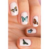 Artikel Kelebekler Tırnak Dövmesi Tırnak Tattoo Nail Art Sticker 12,5 x 6,5 cm Su Transfer