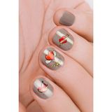 Artikel Kırmızı Kalpler Tırnak Dövmesi, Tırnak Tattoo, Nail Art, Tırnak Sticker - 1