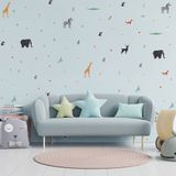 ARTİKEL Küçük Karışık Hayvanlar Duvar Stickerı