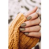 Artikel Leopar -2 Tırnak Dövmesi, Tırnak Tattoo, Nail Art, Tırnak Sticker