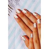 Artikel Pembe Çiçekler Tırnak Dövmesi, Tırnak Tattoo, Nail Art, Tırnak Sticker
