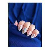 Artikel Renkli Çizgi Yüzler-2 Tırnak Dövmesi Tırnak Tattoo Nail Art Tırnak Sticker.