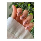 Artikel Siyah Çizgi Yüzler-1 Tırnak Dövmesi Tırnak Tattoo Nail Art Tırnak Sticker