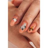 Artikel Siyah Kelebekler Tırnak Dövmesi, Tırnak Tattoo, Nail Art, Tırnak Sticker - 1
