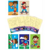 Artikel Sporcular Tuz Boyama Oyunu 5 Li Set -2 , Eğitici Aktivite , Kum Boyama Oyunu TB-052 - Renkli