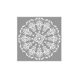 Artikel ST-674 Mandala 21 Stencil Tasarımı 30x30 cm Kanvas Tablo