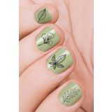 Artikel Yapraklar Tırnak Dövmesi, Tırnak Tattoo, Nail Art, Tırnak Sticker