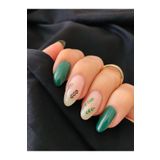 Artikel Yeşil Leaf Tırnak Dövmesi Tırnak Tattoo Nail Art Tırnak Sticker.