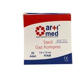 Artımed Steril 7.5 cm 25'li Gaz Kompres