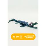 Artimon 3D Store Hareketli Mosasaurus 3D İskelet Dinozor Parlak Renk | Oyuncak Dinozor | Dinozor Figür | İskelet Dinozor