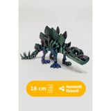 Artimon 3D Store Hareketli Stegosaurus 3D İskelet Parlak Dinozor | Oyuncak Dinozor | Dinozor Figür | İskelet Dinozor