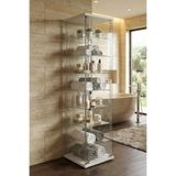 artinoks Cam Raflı Kapaklı Düzenleyici Banyo Dolabı Çok Amaçlı Lavabo Malzeme Dolap Havluluk Organizer