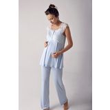 Artış 13200 Bayan Kısa Kol Lohusa Pijama Takımı