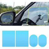 Artisan Cappadocia 4 Parça Yan Aynalar ve Yan Camlar Için Araç Ayna Yağmur Kaydırıcı ve Cam Buğu Önleyici Film Seti (5639) - 01-Mavi