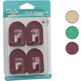Artisan Cappadocia 4pcs Dome Askı No-1 Rekli Plastik Yapışkanlı Montaj (5639) - Bordo