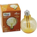 Artisan Cappadocia 4W - E27 Gold Color Flament Rustik Ampul 400LUMEN - 2200K Kırılmaz Gövde (5639)
