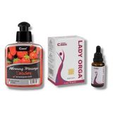 Artisan Cappadocia Caas Çilek Aromalı Isıtıcılı Cinsel Masaj Yağı 100 ml + Lady Orga Kadınlara Özel Damla - Belirtilmemiş