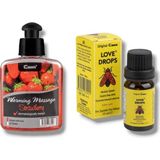 Artisan Cappadocia Caas Çilek Aromalı Isıtıcılı Cinsel Masaj Yağı 100 ml + Love Drop Kadınlara Özel Damla - Belirtilmemiş