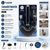 Artisan Cappadocia SİYAH TAHARATMATİK SETİ TAHARATMETİK EL DUŞU- HORTUM - MAFSAL VAKUMLU SET (5639)