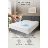 Artiva Home Collection Pamuklu Kapitone Fitted Full Kenar Su Sıvı Geçirmez Alez Yatak Koruyucu Tek Çift Battal Yatak Alezi