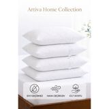 Artiva Home Collection Yastık Alezi Seti Pamuklu 4'lü Kapitone Yastık Koruyucu Alez