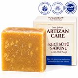 Artizan Care Keçi Sütü Sabunu (110 g) – El Yapımı, Soğuk Proses – Sabun Bazlı Değil, Doğal Yağlar ve Keçi Sütü ile Üretilmiştir – Doğal İçerikli Yüz ve Vücut Sabunu