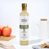 Artizan Mutfak Organik Elma Sirkesi 500 ml | Doğal Fermantasyon | Cam Şişe | Meşe Fıçıda Dinl - 0,5 L