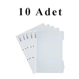 Artlantis 10 Adet A4 Beyaz Telli Dosya 1 Paket Ekonomik Kaliteli Telli Dosya Ofis Büro Okul