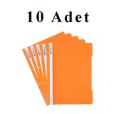 Artlantis 10 Adet A4 Turuncu Telli Dosya 1 Paket Ekonomik Kaliteli Telli Dosya Ofis Büro Okul