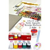 Artlantis 10 Renk Guaj Boya Südor 25x35 cm Telli Spralli Resim Defteri Palet Resim Fırçası 15 Yaprak Guajboya Resim Defteri