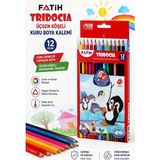 Artlantis 12 Li Kuru Boya Kalemi Karton Kutu 1 Paket Fatih Tridocia 12 Renk Kuruboya Tam Boy Canlı Renkli Boya Kalem Okul Öğrenci - Standart