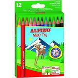 Artlantis 12 Renk Jumbo Kuru Boya 1 Paket Alpino Maxi Tri Üçgen Jumbo Kuruboya Kolay Tutuş Kalın Uçlu Kuruboya