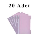 Artlantis 20 Adet A4 Lila Telli Dosya 1 Paket Ekonomik Kaliteli Telli Dosya Ofis Büro Okul