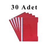 Artlantis 30 Adet A4 Kırmızı Telli Dosya 1 Paket Ekonomik Kaliteli Telli Dosya Ofis Büro Okul