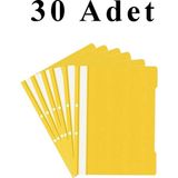 Artlantis 30 Adet A4 Sarı Telli Dosya 1 Paket Telli Dosya Ofis Büro Okul - Standart