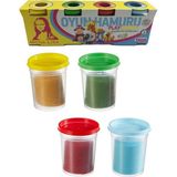 Artlantis 4 Renk Oyun Hamuru Ana Renkler 4X120 gr 1 Paket Monalisa Oyun Hamur Seti Okul Öncesi Kreş Anasınıfı - Renkli