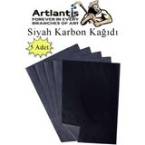 Artlantis 5 Adet Siyah Karbon Kağıdı A4 21X29,7 cm Kopya Kağıdı Yüksek Kalite Transfer Kağıdı Renkli Karbon Kağıdı