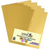 Artlantis 50X70 Sarı Metalik Aynalı Fon Kartonu 5 Adet 1 Paket Dayanıklı ve Performans Odaklı - Standart